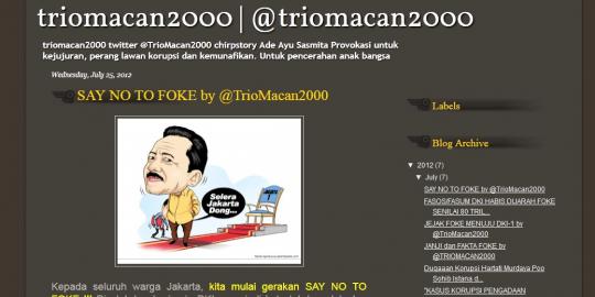 Polisi hentikan penyelidikan triomacan2000.net