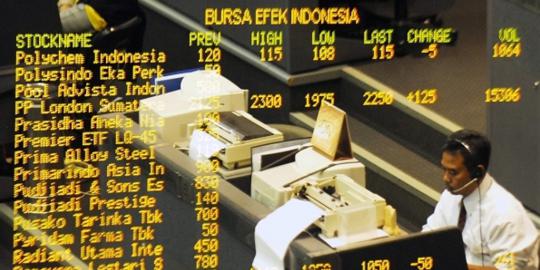 Saham kembali ditutup di zona merah