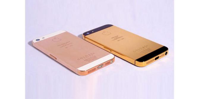 IPhone 5 lapis emas 24-karat telah dirilis  merdeka.com