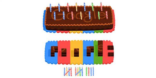 Ulang tahun ke-14 Google dirayakan dengan doodle