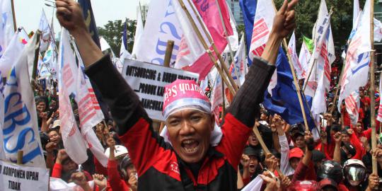 Tak puas Kemenakertrans, buruh ancam mogok nasional 3 Oktober