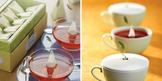 10 kantong teh celup dengan bentuk unik