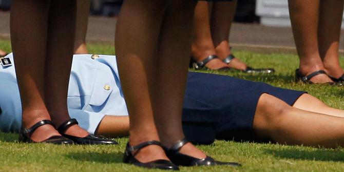 Belasan siswa dan seorang polisi tumbang di Lubang Buaya 