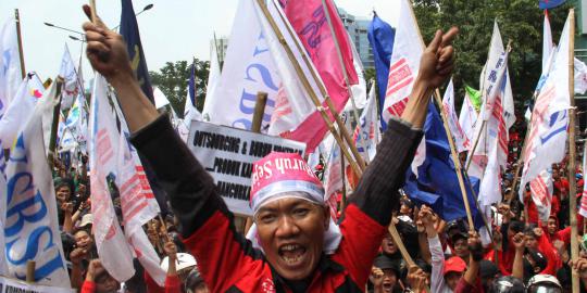 Puluhan ribu buruh sweeping pabrik di Bogor 