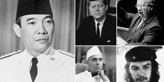 6 Kepala negara sahabat dekat Presiden Soekarno