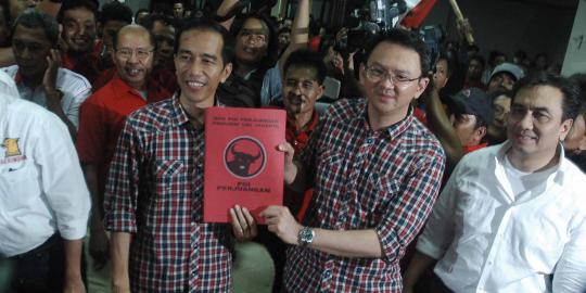 Pelantikan Jokowi-Ahok diramaikan ribuan pedagang kaki lima