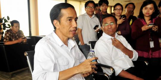 Jokowi temui Dahlan Iskan di Kementerian BUMN