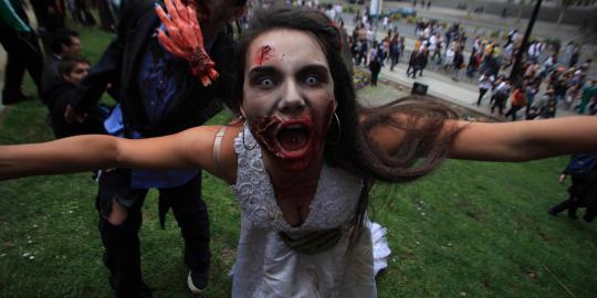 Zombie berkeliaran di Amerika