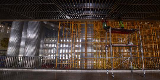 Renovasi interior masjid Istiqlal