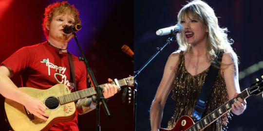Taylor Swift: Aku menghabiskan malam dengan Ed Sheeran