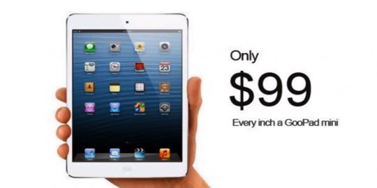 iPad Mini versi China dijual dengan harga di bawah Rp 1 jutaan
