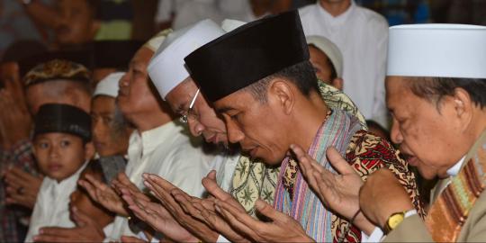 Jokowi salat Idul Adha bareng SBY di Masjid Istiqlal