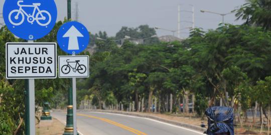 Jokowi siapkan jalur sepeda sepanjang 17 kilometer