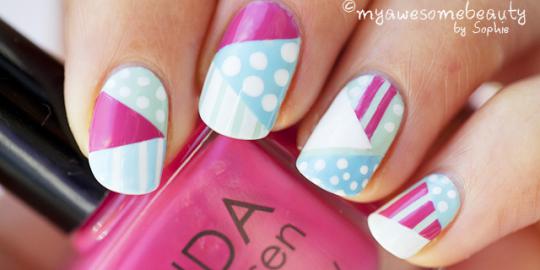 [Tutorial] Nail art Geometri