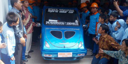 Canggihnya mobil tenaga surya karya SMK Muhammadiyah