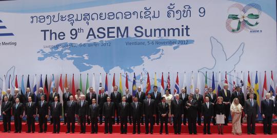 Presiden SBY hadiri KTT ASEM ke-9 di Laos
