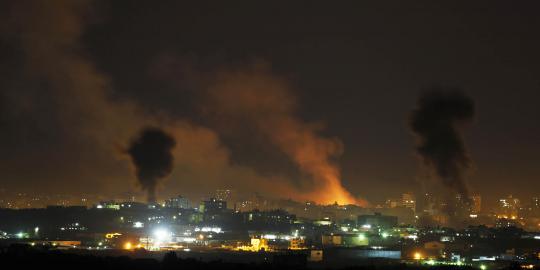 Israel kembali gempur Gaza lewat serangan udara dan laut