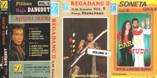 16 Album lagu dan perilaku fenomenal Rhoma Irama