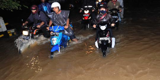 Banjir di Soreang Kabupaten Bandung mulai surut