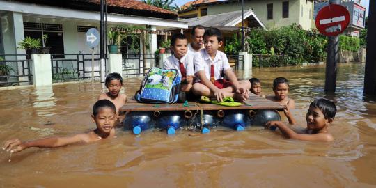 Daerah-daerah rawan banjir di Jakarta