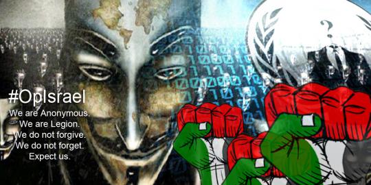 Israel: Serangan Anonymous tak berarti