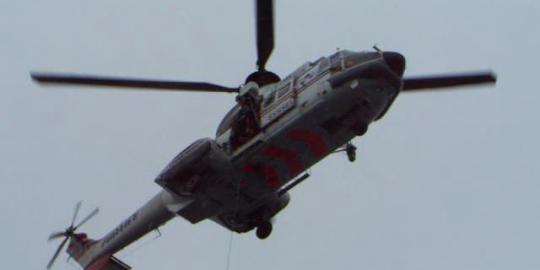 Helikopter jatuh di Bandara Pondok Cabe, 2 polisi luka