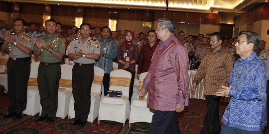 Pemilu 2014, SBY minta kepala daerah dan menteri fokus kerja