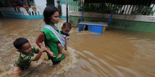 10 Perumahan di Bekasi terendam banjir