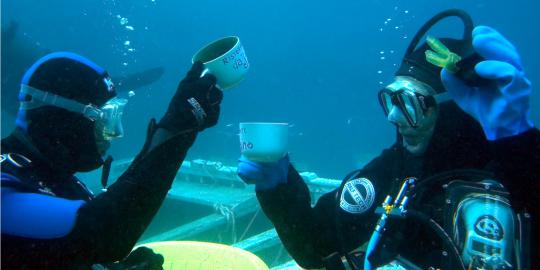 Mereka bisa beraktivitas di dalam laut