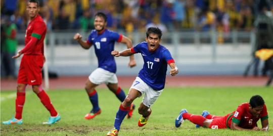 Digilas Malaysia 0-2, selamat tinggal Indonesia