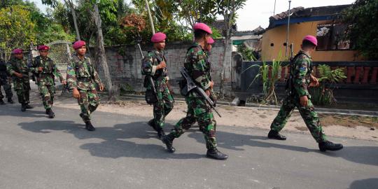 Kondusif, 350 personel TNI-Polri tetap berjaga di Sigi