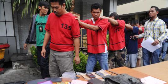 9 Pelaku kejahatan berbagai modus berhasil dibekuk