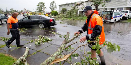 Selandia Baru diterjang badai tornado