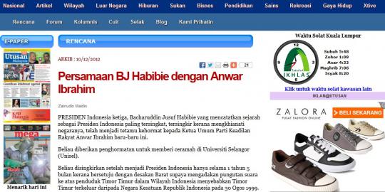 DPR panggil Dubes Malaysia soal artikel hina Habibie