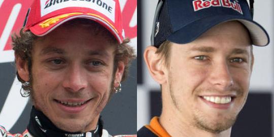 Rossi: Stoner benci saya sejak Laguna Seca 2008