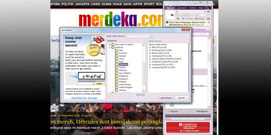 Selamat tinggal Yahoo!Chat Room