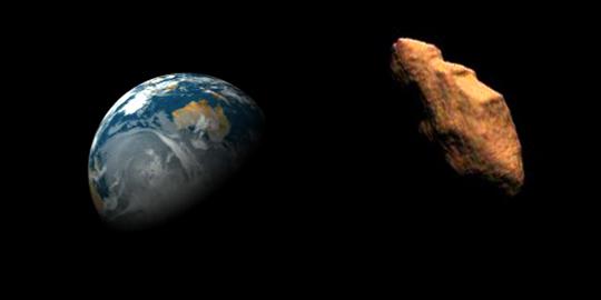 NASA rilis video asteroid yang lintasi bumi 