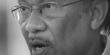 Potret wajah pemimpin oposisi Malaysia Anwar Ibrahim
