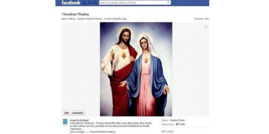 Israel hapus tautan Facebook Yesus bakal dieksekusi Palestina