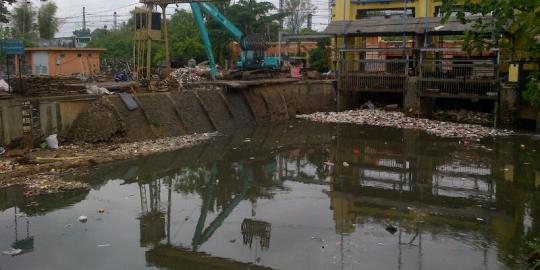 Ketinggian air di pintu Katulampa Bogor kembali normal