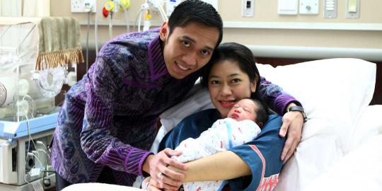 Kelahiran cucu kedua SBY, Airlangga Satriadhi Yudhoyono
