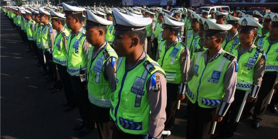 3.942 Polisi amankan car free night di Sudirman-Thamrin