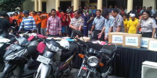 Kasus narkoba dan pencurian di Surabaya tinggi