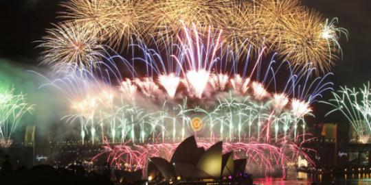 Warga Sydney rayakan pergantian tahun