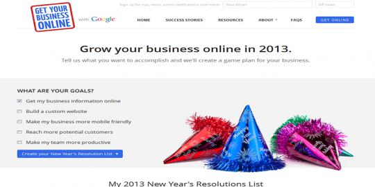 Google sediakan halaman khusus untuk susun resolusi 2013 | merdeka.com