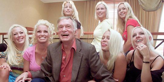 Inilah ketujuh mantan kekasih bos Playboy, Hugh Hefner