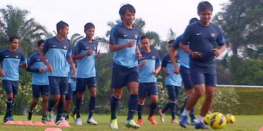 Baru 11 dari 51 pemain Timnas hadiri latihan di Medan