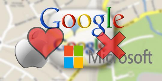 Google lebih cinta Apple daripada Microsoft?
