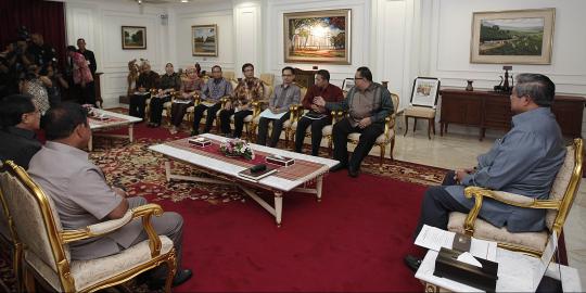 Presiden SBY terima kunjungan direksi LKBN Antara