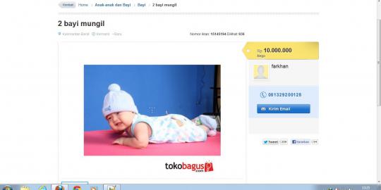 Polisi periksa manajer IT tokobagus.com soal iklan jual bayi